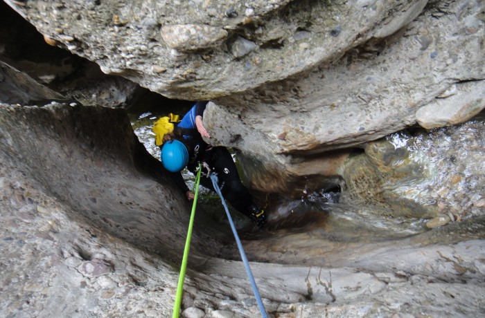 Canyoning i Bierge, Spanien maj 2014